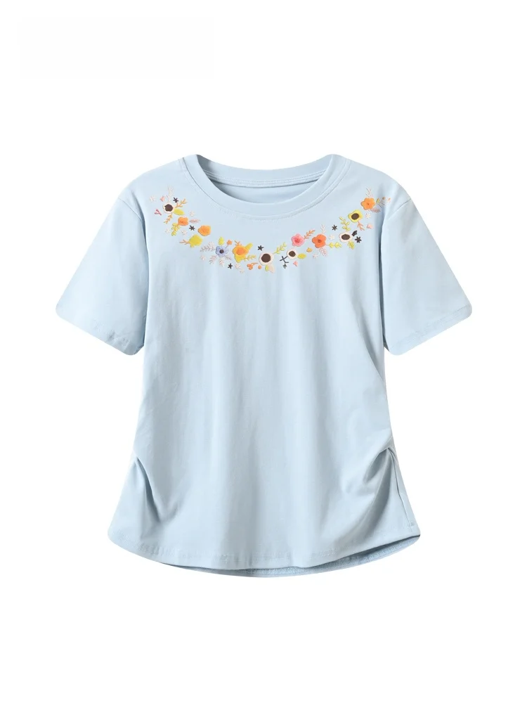 Cara CLUB plus Size Short Sleeve T-Shirt Women Summer New Loose Fashionable Printed Stylish Age-Defying Top for Plump Sister
Cara CLUB plus Size Short Sleeve T-Shirt Women Summer New Loose Fashionable Printed Stylish Age-Defying Top for Plump Sister