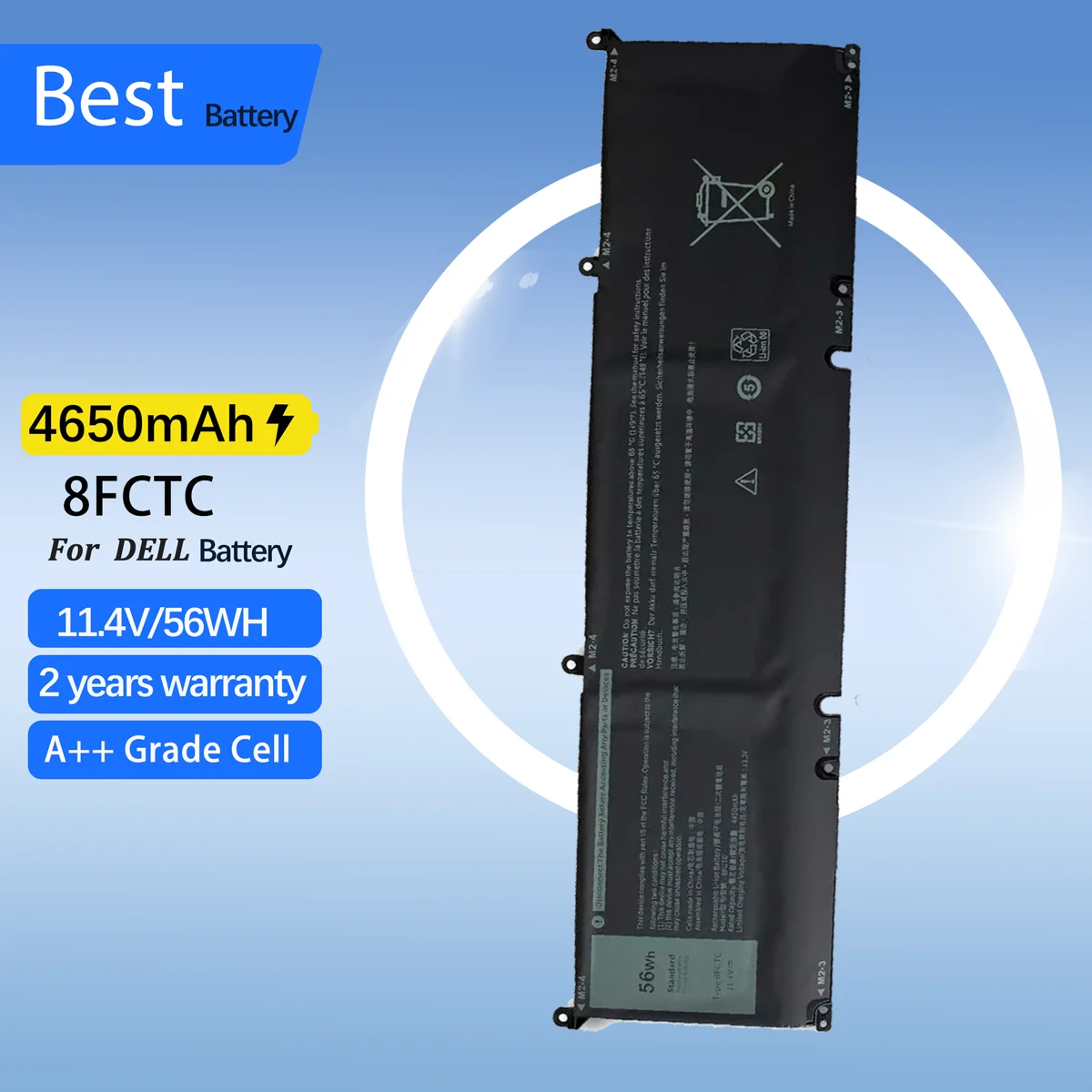 Аккумулятор 8FCTC для DELL G15 5510 5511 5520 5515 5521, серия для DELL XPS 15 9500 G7 15 7500
Аккумулятор 8FCTC для DELL G15 5510 5511 5520 5515 5521, серия для DELL XPS 15 9500 G7 15 7500