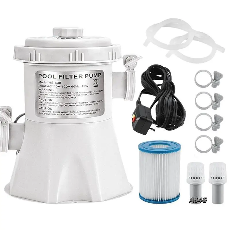 Above Ground Pool Filter Pump Kit 300 Gallon Above Ground Pool Water Filter Household Pool Cleaner Circulation Pump EU Plug
Above Ground Pool Filter Pump Kit 300 Gallon Above Ground Pool Water Filter Household Pool Cleaner Circulation Pump EU Plug
