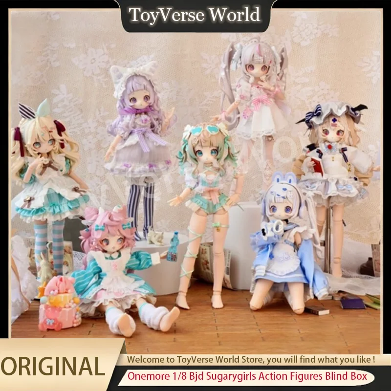 В наличии Onemore 1/8 Bjd Sugarygirls Фигурки Слепая коробка Подвижные суставы Аниме Фигурка Kawaii Mystery Box Игрушка Подарок на день рождения
В наличии Onemore 1/8 Bjd Sugarygirls Фигурки Слепая коробка Подвижные суставы Аниме Фигурка Kawaii Mystery Box Игрушка Подарок на день рождения