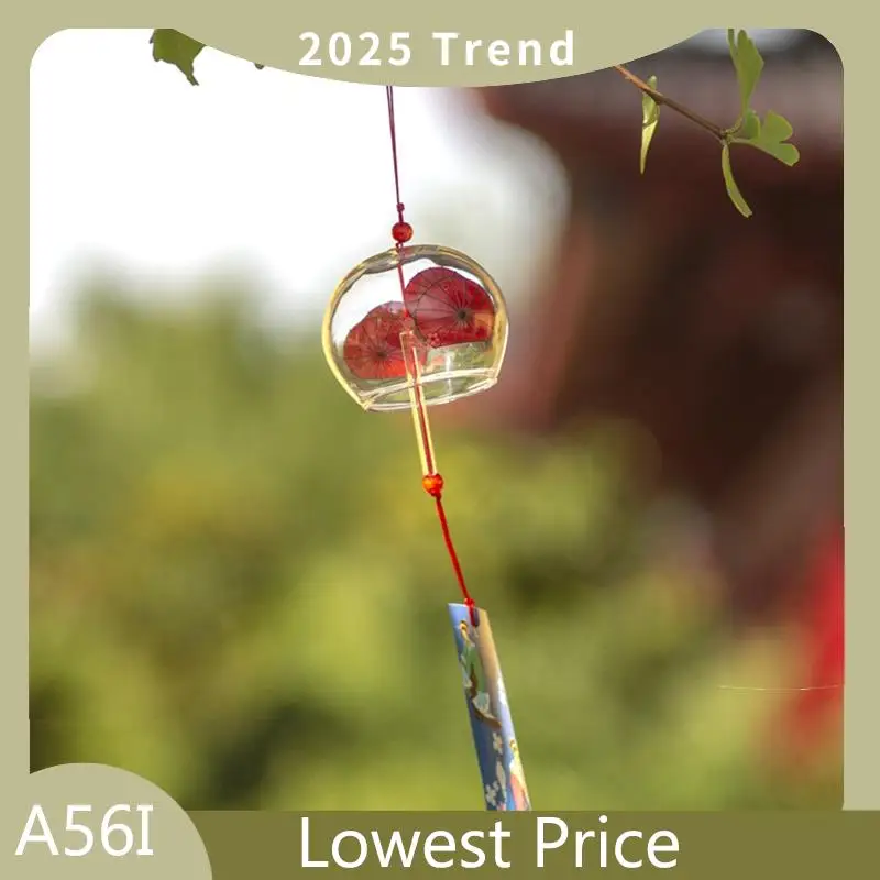 A56I Top Glass Japanese Wind Chimes Room Decoration Home Doorbell Wall Hangings Outdoor Decoration
A56I Top Glass Japanese Wind Chimes Room Decoration Home Doorbell Wall Hangings Outdoor Decoration
