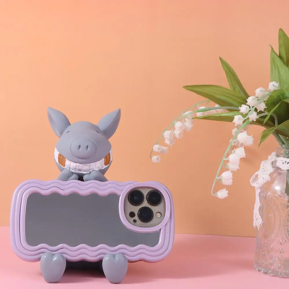 Resin Cartoon Phone Holder Figure Multi-functional Pig Mobile Phone Stand Statue Anti-slip Cell Phone Bracket Phone Accessories
Resin Cartoon Phone Holder Figure Multi-functional Pig Mobile Phone Stand Statue Anti-slip Cell Phone Bracket Phone Accessories
