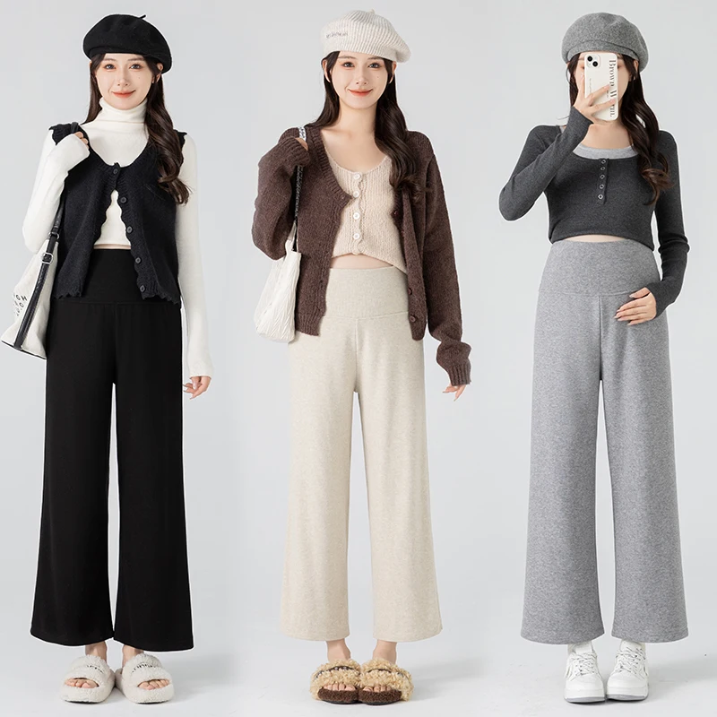 2025 Autumn Winter Dense Maternity Cropped Pants Elastic Waist Belly Loose Straight Trousers for Pregnant Women Pregnancy
2025 Autumn Winter Dense Maternity Cropped Pants Elastic Waist Belly Loose Straight Trousers for Pregnant Women Pregnancy
