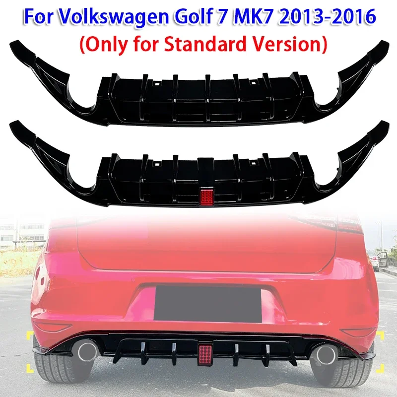 Задний бампер автомобиля, диффузор, спойлер для Volkswagen Golf 7 MK7 2013-2016 (только для стандартной версии)
Задний бампер автомобиля, диффузор, спойлер для Volkswagen Golf 7 MK7 2013-2016 (только для стандартной версии)