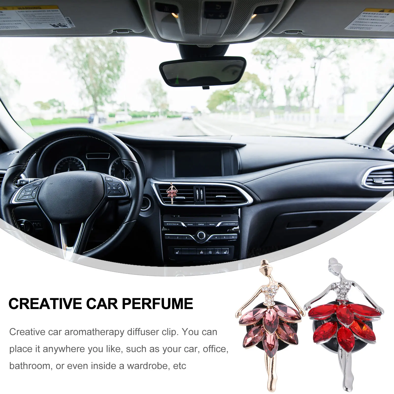 2Pcs Car Aromatherapy Diffuser Clip Metal Girls Air Freshener Perfume Essential Oil Vents Decorative Car Aroma Clip Odor Removal
2Pcs Car Aromatherapy Diffuser Clip Metal Girls Air Freshener Perfume Essential Oil Vents Decorative Car Aroma Clip Odor Removal