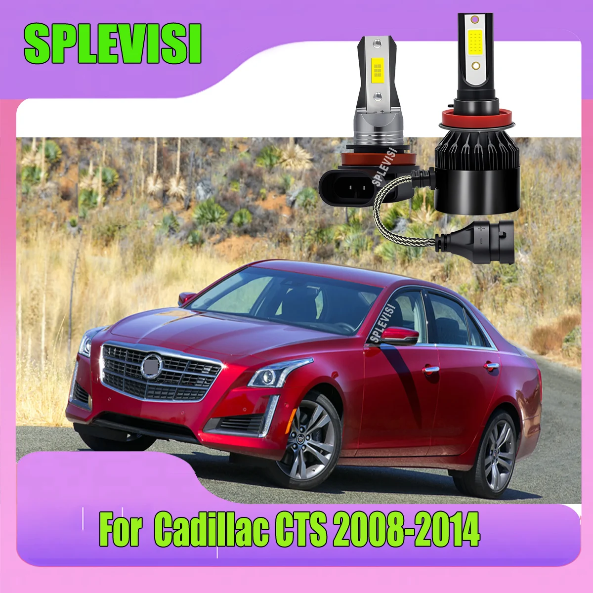 LED 60W Headlight High Low Fog Light - Drive Safer, Drive Brighter For Cadillac CTS 2008 2009 2010 2011 2012 2013 2014
LED 60W Headlight High Low Fog Light - Drive Safer, Drive Brighter For Cadillac CTS 2008 2009 2010 2011 2012 2013 2014