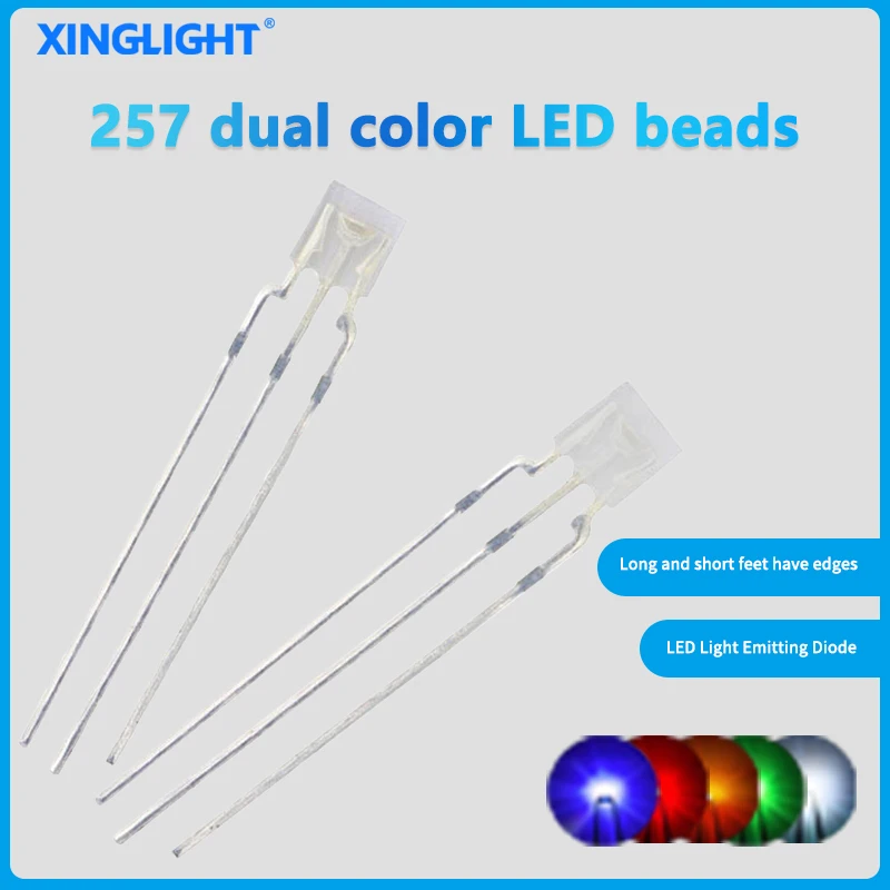 XINGLIGHT 100 шт. DIP-бусина 257 квадратная двухцветная бусина туман красный зеленый синий светодиоды
XINGLIGHT 100 шт. DIP-бусина 257 квадратная двухцветная бусина туман красный зеленый синий светодиоды