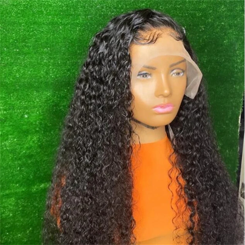 Long Black Soft Deep 26 inch 180 Density Glueless Kinky Curly Lace Front Wigs For African Women Babyhair PrePlucked Daily
Long Black Soft Deep 26 inch 180 Density Glueless Kinky Curly Lace Front Wigs For African Women Babyhair PrePlucked Daily