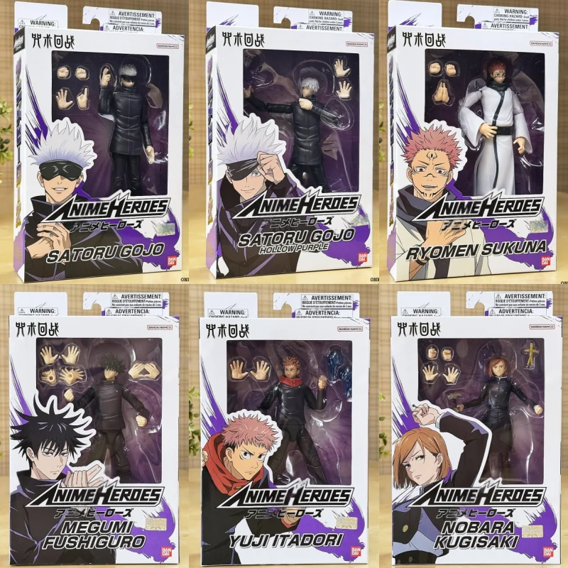 Bandai Jujutsu Kaisen 17 см экшн-фигурка Gojou Satoru Itadori Yuji Fushiguro Megumi настольное украшение игрушка подарок на день рождения для мальчика 
Bandai Jujutsu Kaisen 17 см экшн-фигурка Gojou Satoru Itadori Yuji Fushiguro Megumi настольное украшение игрушка подарок на день рождения для мальчика