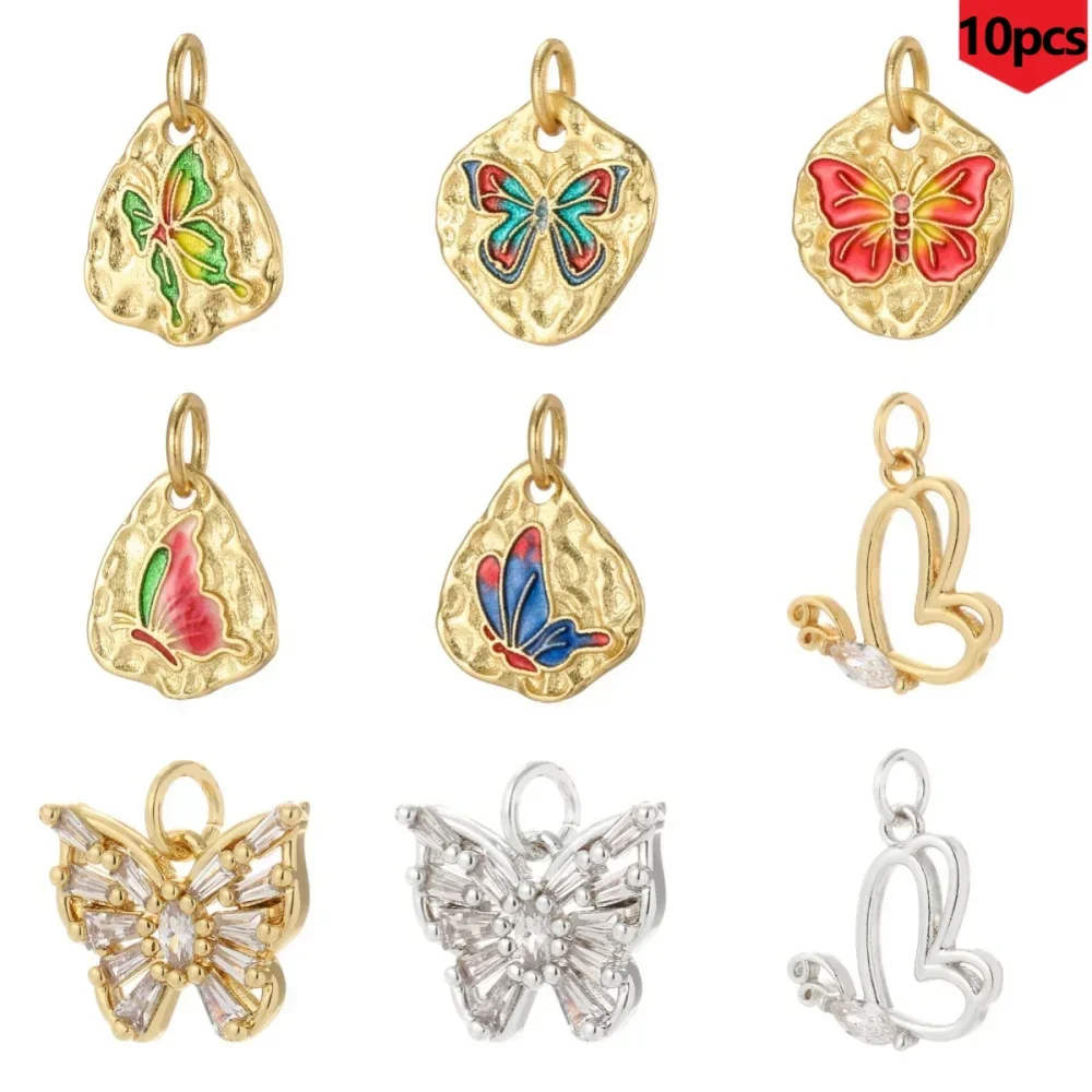 10PCS Beautiful Butterfly Pattern Pendant, Women's Fashion Jewelry, Holiday or Birthday Gift, Daily Wear Bulk Items Wholesale
10PCS Beautiful Butterfly Pattern Pendant, Women's Fashion Jewelry, Holiday or Birthday Gift, Daily Wear Bulk Items Wholesale