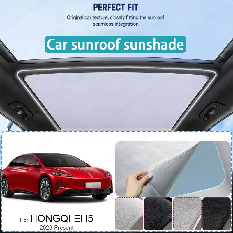 For HONGQI EH5 2026-Present Car Sunroof Sunshade Heat Insulation UV Protection Electrostatic Suede Skylight Cover
For HONGQI EH5 2026-Present Car Sunroof Sunshade Heat Insulation UV Protection Electrostatic Suede Skylight Cover