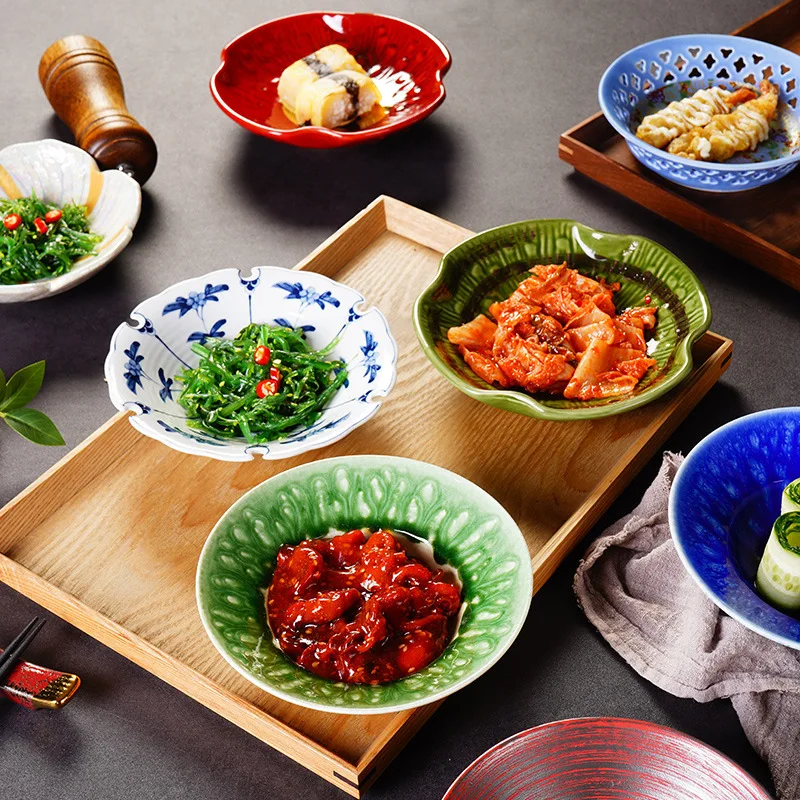 Japanese Appetizer Plate Ceramic Small Dish for Pickles Salad Creative Fried Food Unique Style
Japanese Appetizer Plate Ceramic Small Dish for Pickles Salad Creative Fried Food Unique Style
