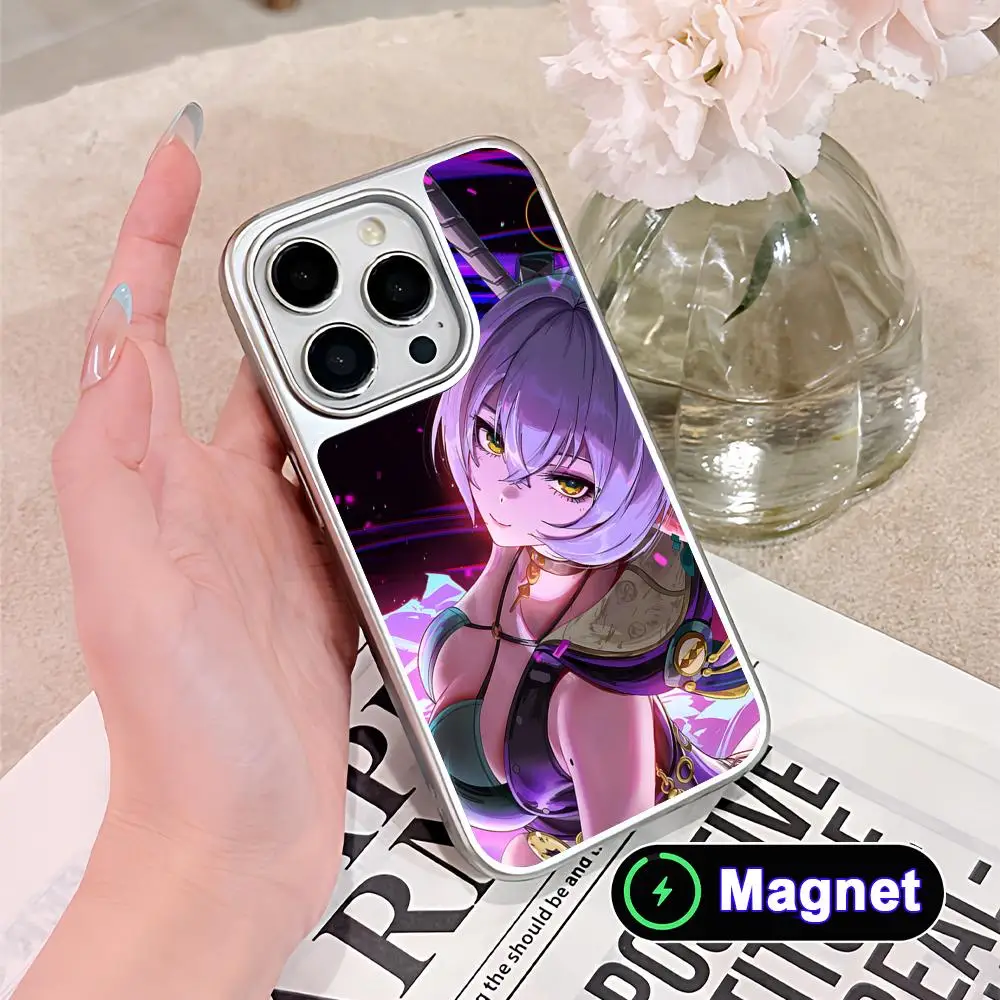 ZZZ Lucia Phone Case for iPhone 17 16 15 14 13 12 11 Air Pro Max Plus Electroplated Silver Magsafe Cover
ZZZ Lucia Phone Case for iPhone 17 16 15 14 13 12 11 Air Pro Max Plus Electroplated Silver Magsafe Cover