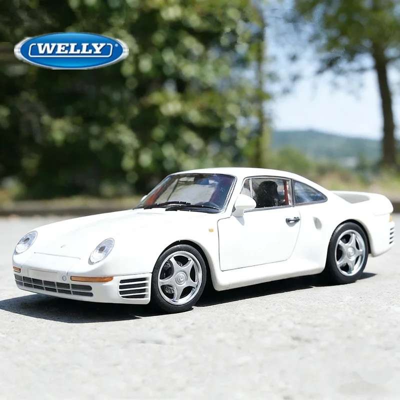 WELLY 1:24 Porsche 959, модель спортивного автомобиля из сплава, литой под давлением металлический классический гоночный автомобиль, модель автомобиля, коллекция моделирования, детская игрушка в подарок
WELLY 1:24 Porsche 959, модель спортивного автомобиля из сплава, литой под давлением металлический классический гоночный автомобиль, модель автомобиля, коллекция моделирования, детская игрушка в подарок