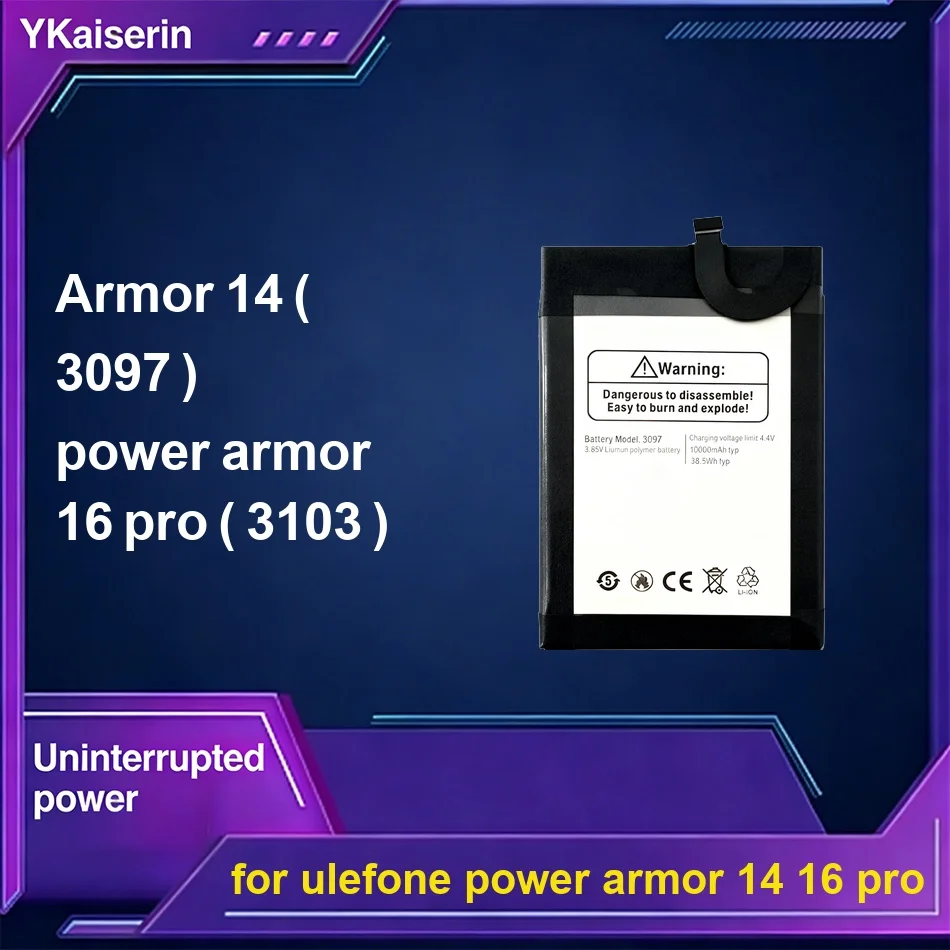 Mobile Phone Battery Long-Lasting Performance 9600-10000mAh For Ulefone Power Armor 14 16 Pro
Mobile Phone Battery Long-Lasting Performance 9600-10000mAh For Ulefone Power Armor 14 16 Pro