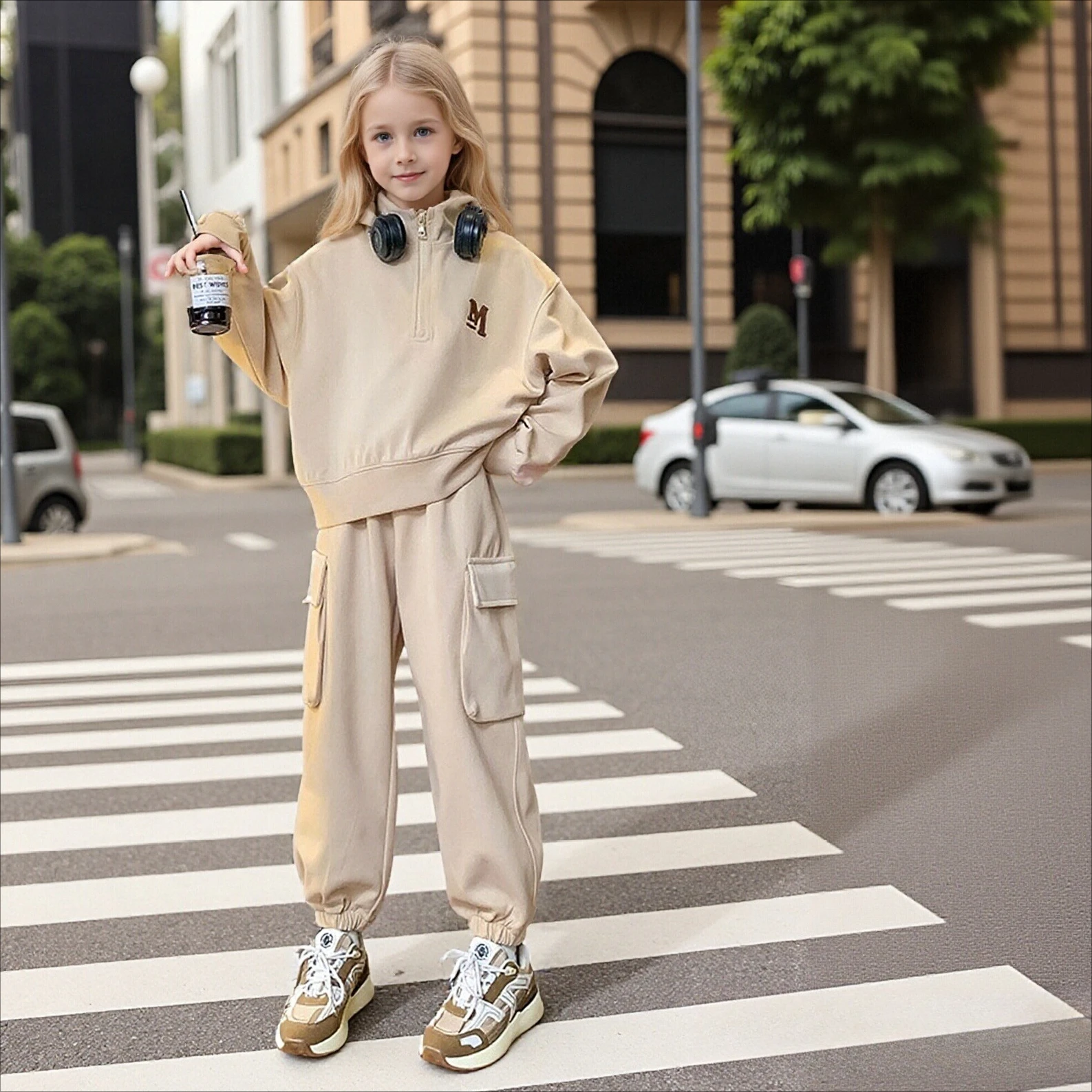 Set for Girls Spring Sweatshirt Cargo Pants Two Pieces School Kids Outfits Casual Sportswear 4-14 Years Teens Children Clothes
Set for Girls Spring Sweatshirt Cargo Pants Two Pieces School Kids Outfits Casual Sportswear 4-14 Years Teens Children Clothes