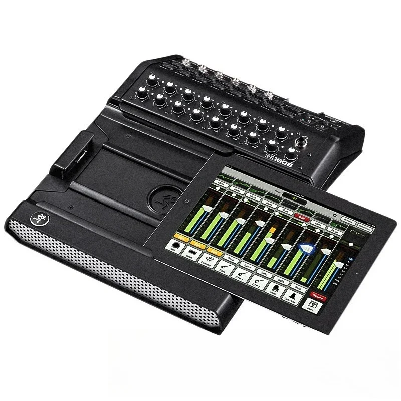 DL1608 stage performance professional digital mixer built-in WIFI connection iPad
DL1608 stage performance professional digital mixer built-in WIFI connection iPad