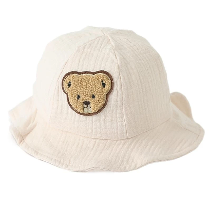 J15U Детская солнцезащитная шляпа Легкая и прочная детская шапка-рыбак с мультяшным медведем идеально подходит для солнечных и 3
J15U Детская солнцезащитная шляпа Легкая и прочная детская шапка-рыбак с мультяшным медведем идеально подходит для солнечных и 3