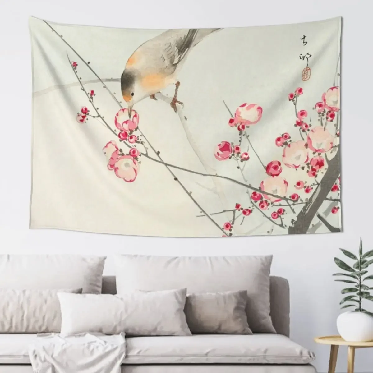Songbird On Blossom Branch, Ohara Koson Tapestry Wall Carpet Mushroom Home Decor Accessories Bedroom Decorations Tapestry
Songbird On Blossom Branch, Ohara Koson Tapestry Wall Carpet Mushroom Home Decor Accessories Bedroom Decorations Tapestry