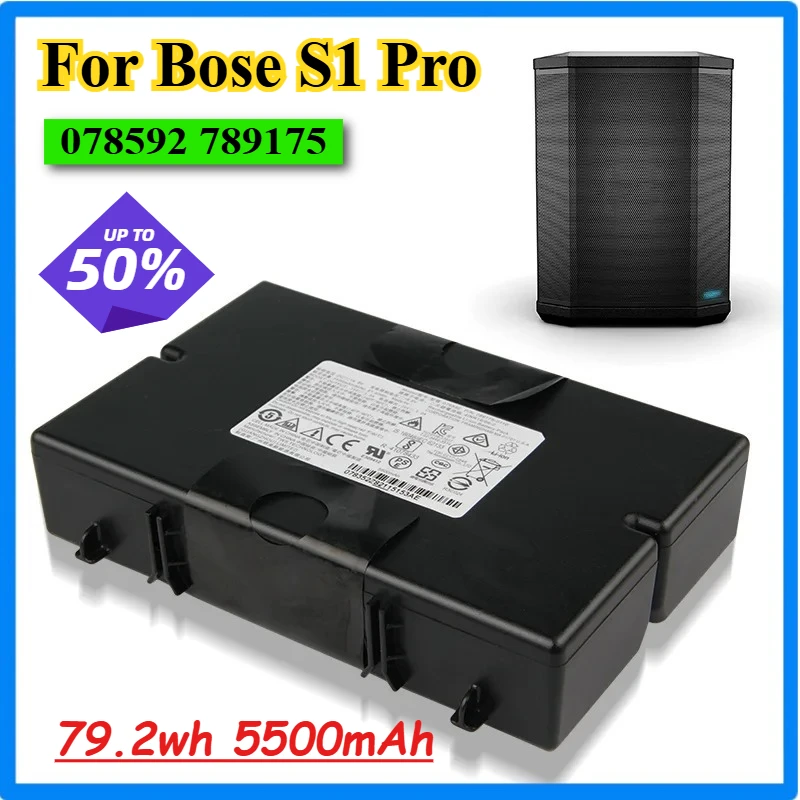 5500mAh 14.4V Replacement Speaker Battery for Bose S1 Pro 078592 789175 High-Quality Batteries
5500mAh 14.4V Replacement Speaker Battery for Bose S1 Pro 078592 789175 High-Quality Batteries