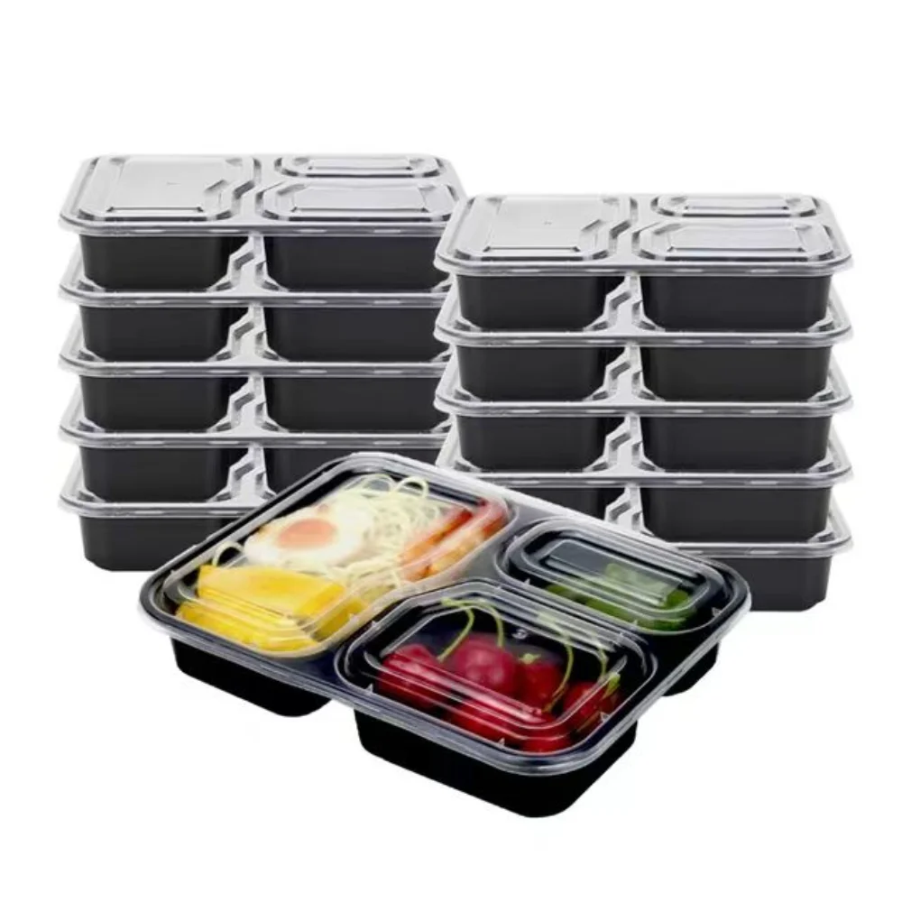 10/20 Pcs Disposable Lunch Box 3 Grid 34 Oz Microwave Heated Fast Food Fruit Salad Take Away Plastic Food Box
10/20 Pcs Disposable Lunch Box 3 Grid 34 Oz Microwave Heated Fast Food Fruit Salad Take Away Plastic Food Box