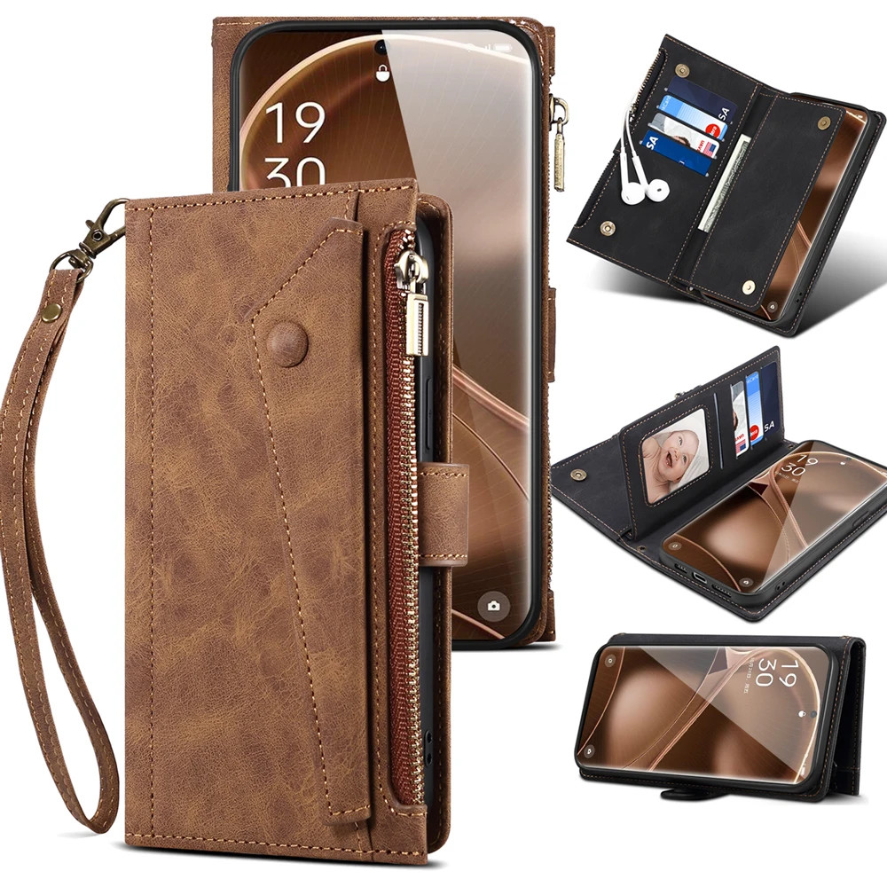 Wallet Hand Bag Case For OPPO Find X6 Pro X6Pro Multifunction Flip Leather Mobile Phone Cover Car Slot Fundas Wite Rope Free
Wallet Hand Bag Case For OPPO Find X6 Pro X6Pro Multifunction Flip Leather Mobile Phone Cover Car Slot Fundas Wite Rope Free