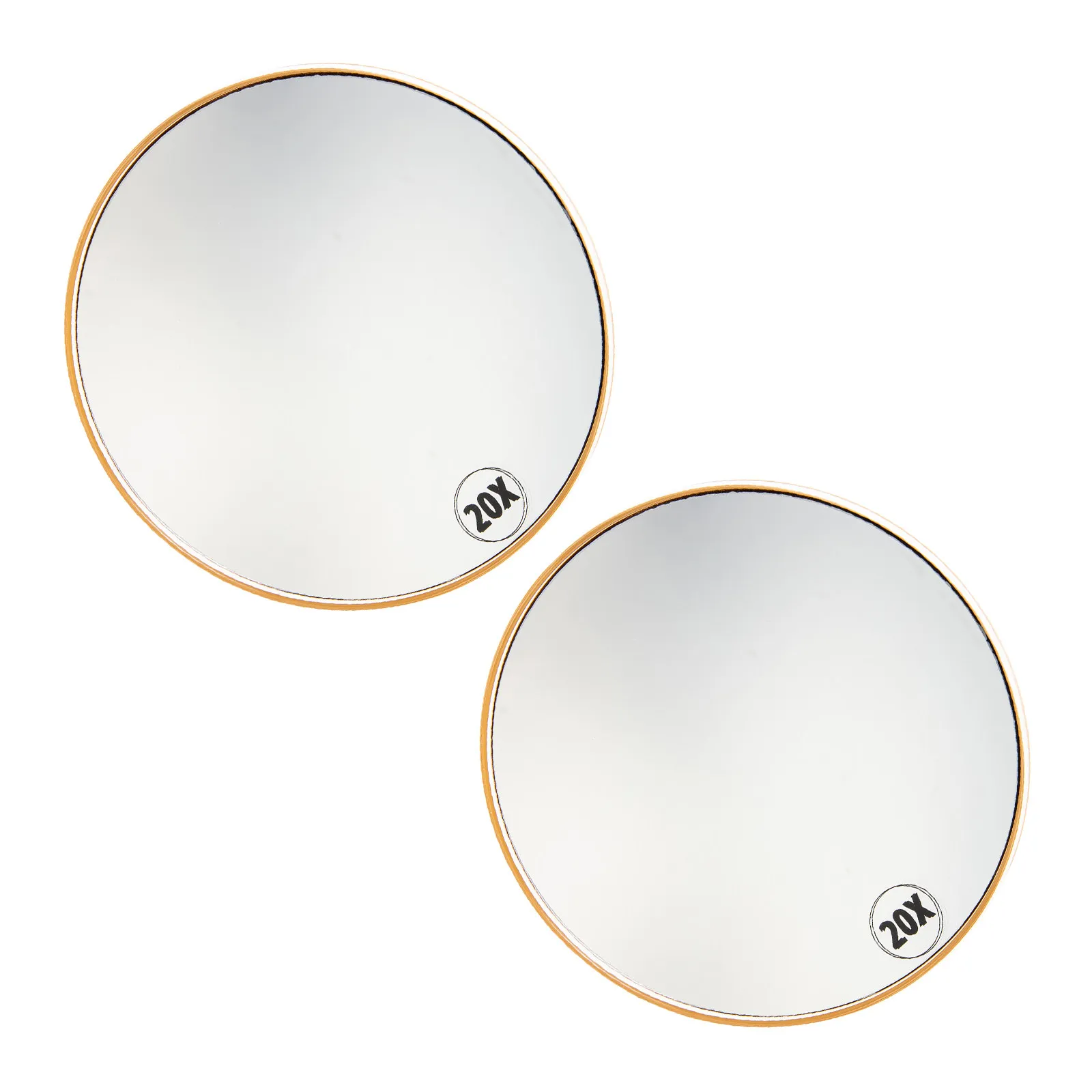 Набор из 2 дорожных зеркал с присосками, увеличительные в 20 раз, с HD-стеклом, для дома, ванной, бритья и коррекции бровей
Набор из 2 дорожных зеркал с присосками, увеличительные в 20 раз, с HD-стеклом, для дома, ванной, бритья и коррекции бровей