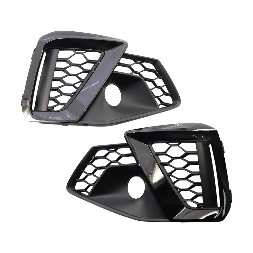 2PCS ABS Front Bumper Fog Light Grille 8WD807681M, 8WD807682M for Audi A4L S-Line 2020 35 TFSI / 40 TFSI / 45 TFSI
2PCS ABS Front Bumper Fog Light Grille 8WD807681M, 8WD807682M for Audi A4L S-Line 2020 35 TFSI / 40 TFSI / 45 TFSI