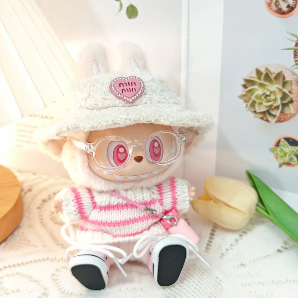 Kawaii Clothing Set for Labubu Dolls Pastel Clothes Dress Hat Outfit for 17cm Labubu Birthday Gift Macaron Doll Accessories
Kawaii Clothing Set for Labubu Dolls Pastel Clothes Dress Hat Outfit for 17cm Labubu Birthday Gift Macaron Doll Accessories
