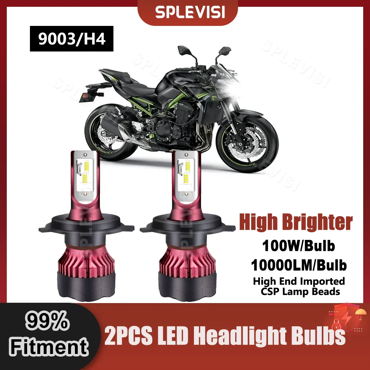 H4 LED Moto Headlight 6000K White 20000LM 200W For Triumph Rocket III 2004 2005 2006 2007 2008 2009 2010 2011 2012 2013 2014
H4 LED Moto Headlight 6000K White 20000LM 200W For Triumph Rocket III 2004 2005 2006 2007 2008 2009 2010 2011 2012 2013 2014