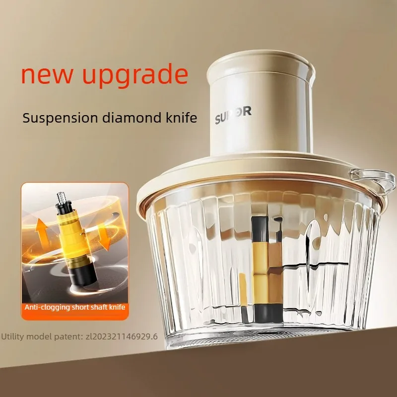 Supor Home Small Automatic Electric Meat Grinder Multifunctional Food Processor With Floating Cutter Mixer JRYC01-XF
Supor Home Small Automatic Electric Meat Grinder Multifunctional Food Processor With Floating Cutter Mixer JRYC01-XF