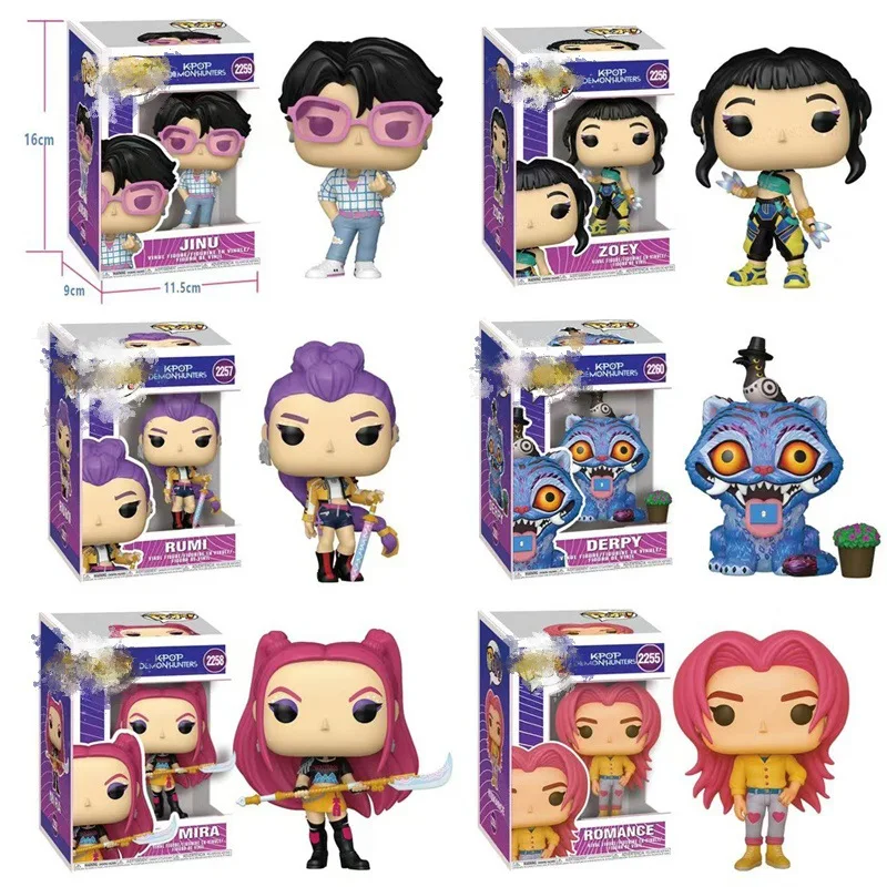  6 шт. Kpop Охотники на демонов POP! Набор фигурок, аниме-коллекционная кукла Derpy Tiger, игрушки, настольная игра Huntrix Boy Band
6 шт. Kpop Охотники на демонов POP! Набор фигурок, аниме-коллекционная кукла Derpy Tiger, игрушки, настольная игра Huntrix Boy Band
