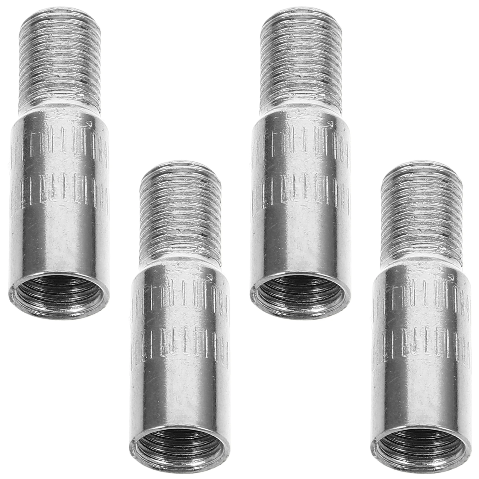 4 Pcs Valve Extension Cap Tire Stem Extender for Scooter Screw-on Caps Nickel-plated Copper 
4 Pcs Valve Extension Cap Tire Stem Extender for Scooter Screw-on Caps Nickel-plated Copper