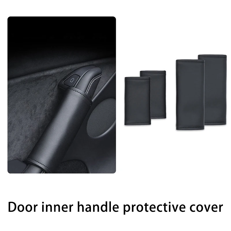 For Tesla Model 3 /Y 4PCS Car Door Inner Handle Protector Cover Napa Leather Model3 /Y/M3 2024 Door Handle Gloves Accessories
For Tesla Model 3 /Y 4PCS Car Door Inner Handle Protector Cover Napa Leather Model3 /Y/M3 2024 Door Handle Gloves Accessories