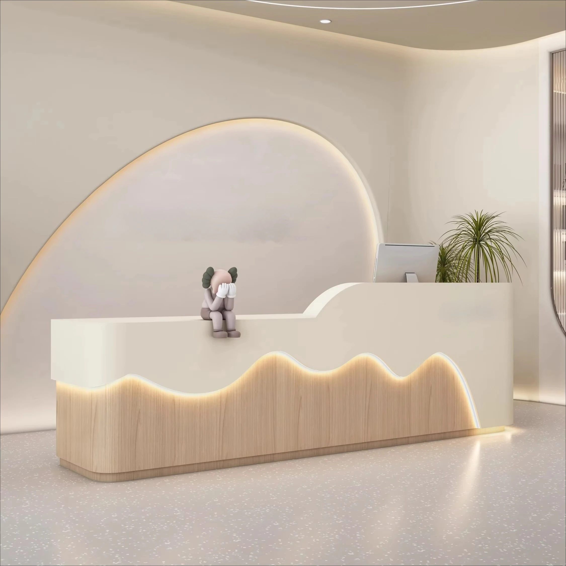 &c Durable Wood Reception Counter for Salon Barbershop Beauty Nail Checkout Desk-for Hotels Gyms Schools
&c Durable Wood Reception Counter for Salon Barbershop Beauty Nail Checkout Desk-for Hotels Gyms Schools