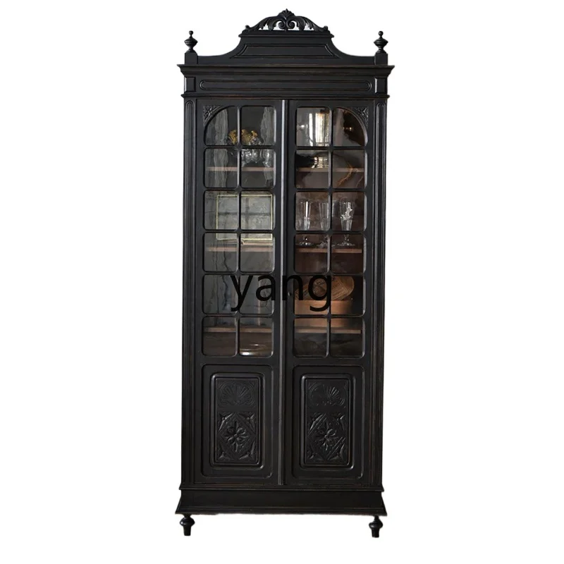 LZR neoclassical bookcase carved large-capacity multi-functional storage cabinet
LZR neoclassical bookcase carved large-capacity multi-functional storage cabinet