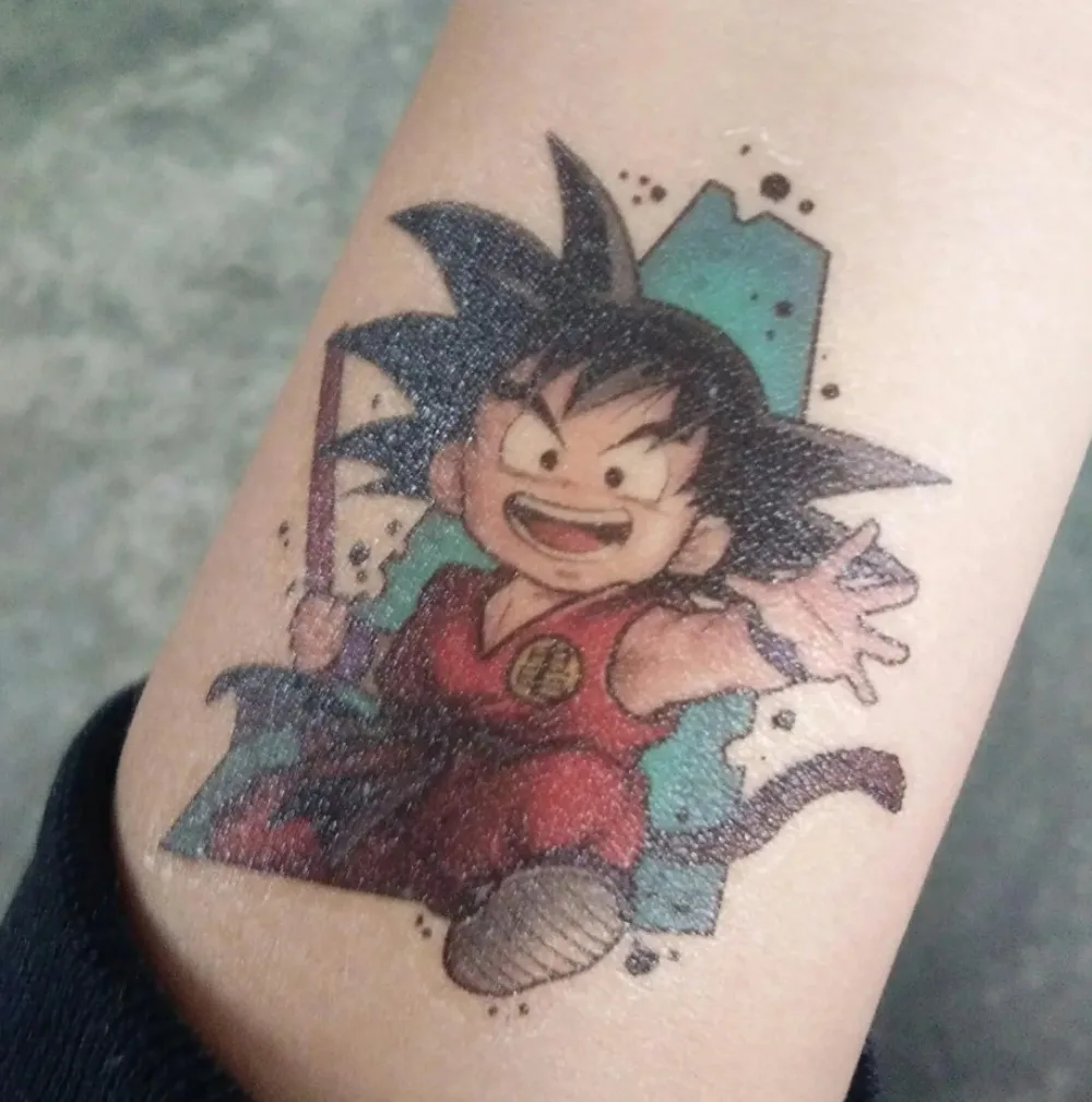 Dragon Ball tattoo stickers - Seven Dragon Balls, Goku cartoon long-lasting stickers for posters and souvenirs of anime culture
Dragon Ball tattoo stickers - Seven Dragon Balls, Goku cartoon long-lasting stickers for posters and souvenirs of anime culture