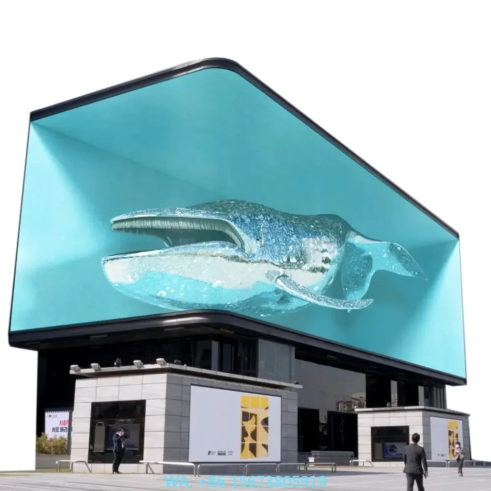 Naked Eye Hologram Technology Immersive Advertising Interactive 3D Video Wall Screen P3 P4 P5 P6 P8 P10 Outdoor 3D Led Display
Naked Eye Hologram Technology Immersive Advertising Interactive 3D Video Wall Screen P3 P4 P5 P6 P8 P10 Outdoor 3D Led Display