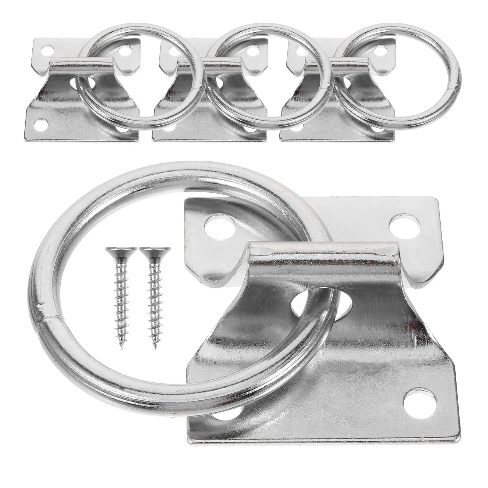 4pcs Horse Tie Ring 7x60 Sturdy Metal Blocker Bolt Wood Wall Training Competition Riding Supplies Stable Equipment
4pcs Horse Tie Ring 7x60 Sturdy Metal Blocker Bolt Wood Wall Training Competition Riding Supplies Stable Equipment