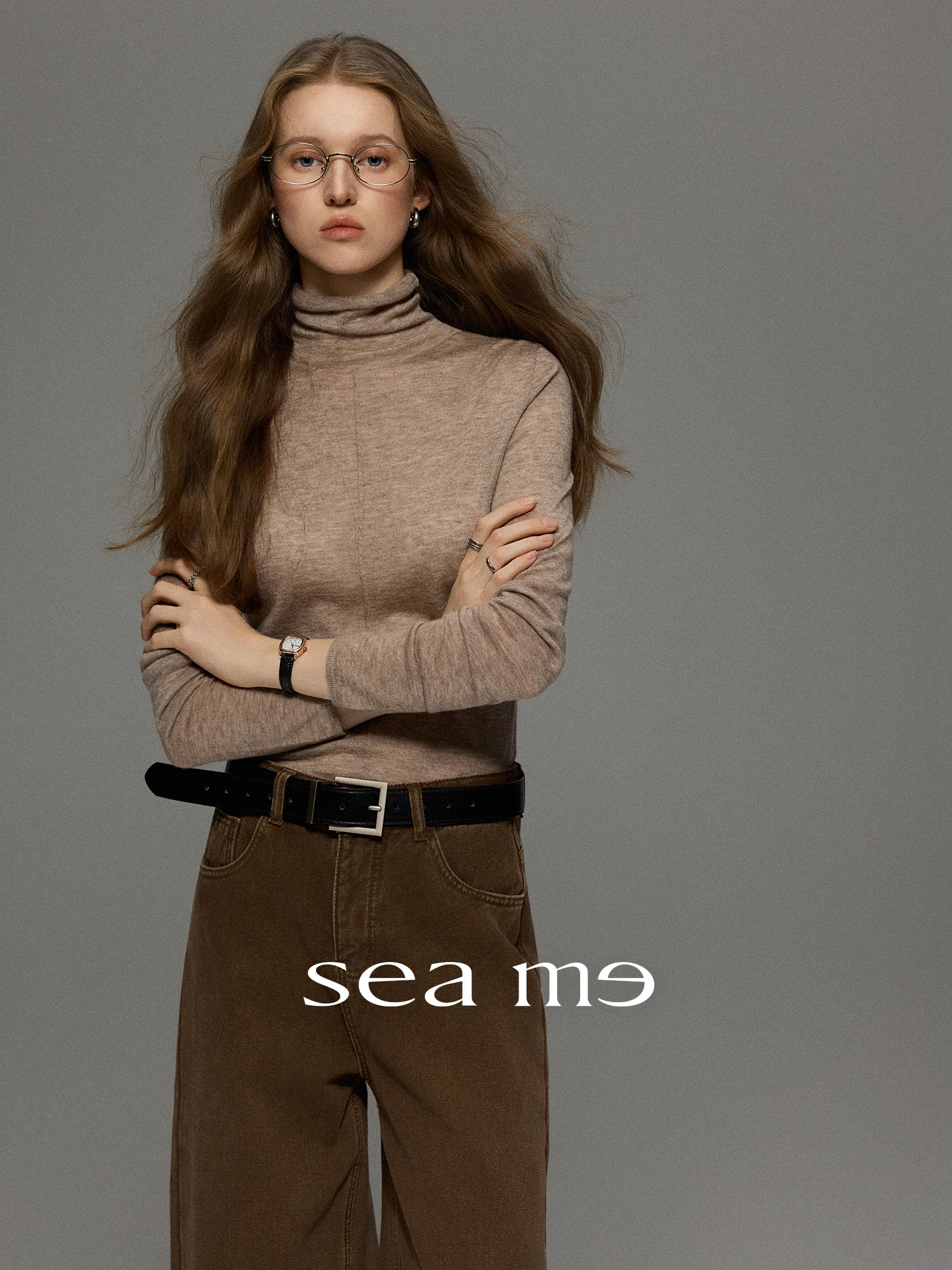 Warm Wool Blend Knitted Sweater Base Layer High Collar Inner Wear Casual Sle Straight Cut Long Sve Women's Knitwear
Warm Wool Blend Knitted Sweater Base Layer High Collar Inner Wear Casual Sle Straight Cut Long Sve Women's Knitwear