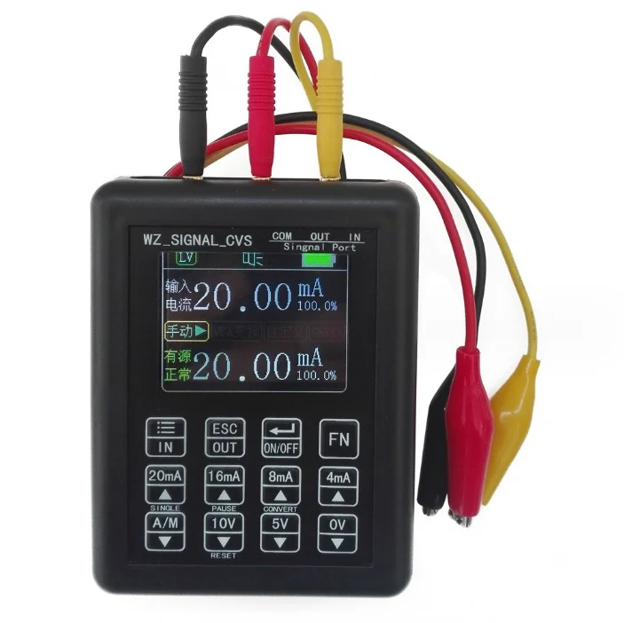 High Precision Adjustable Current Voltage Analog Simulator 0-10V 4-20mA Signal Generator Sources Transmitter Calibrator
High Precision Adjustable Current Voltage Analog Simulator 0-10V 4-20mA Signal Generator Sources Transmitter Calibrator