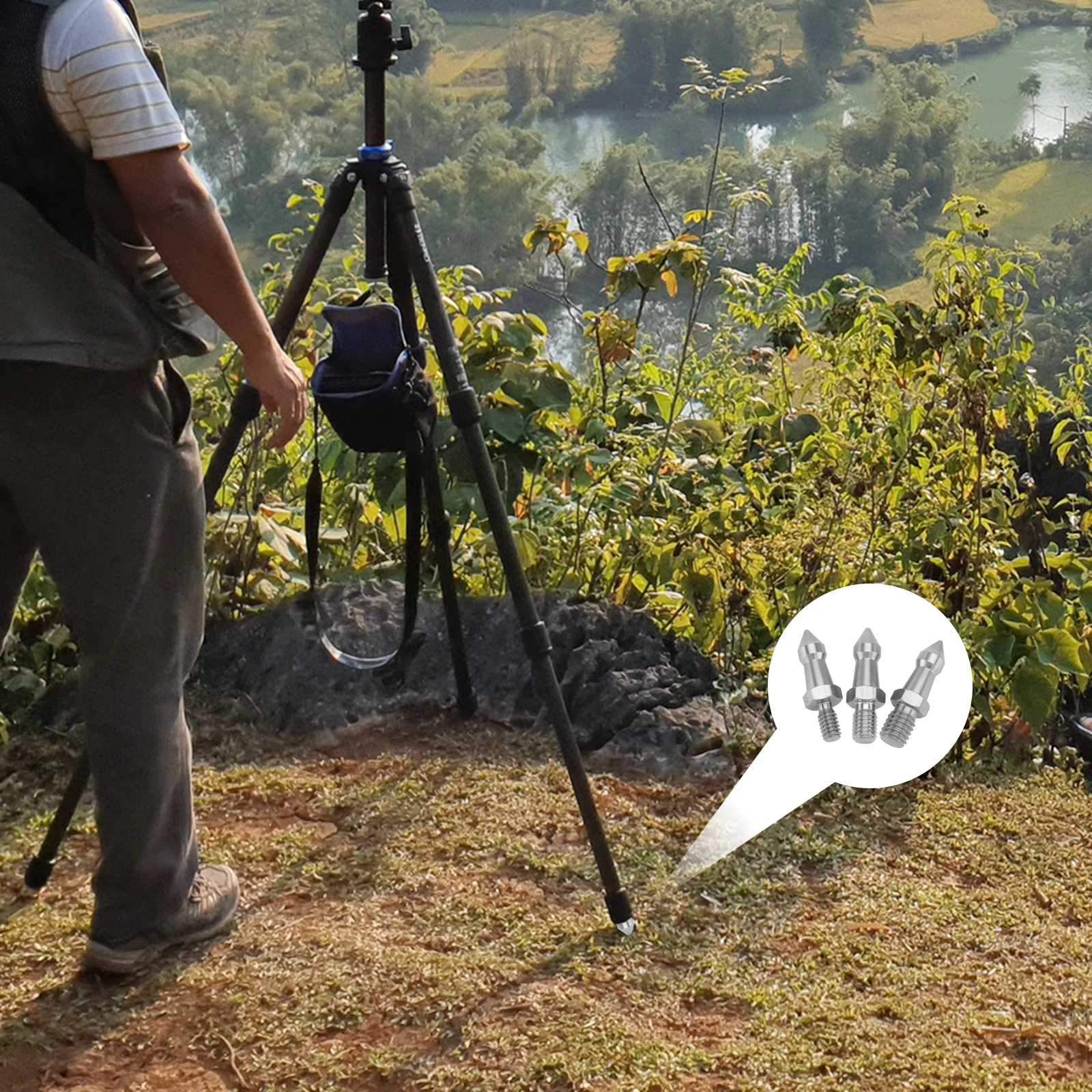 3pcs Camera Tripod Spike Stainless Steel Fixing Spike Replacement For Durable Strong Easy Install
3pcs Camera Tripod Spike Stainless Steel Fixing Spike Replacement For Durable Strong Easy Install