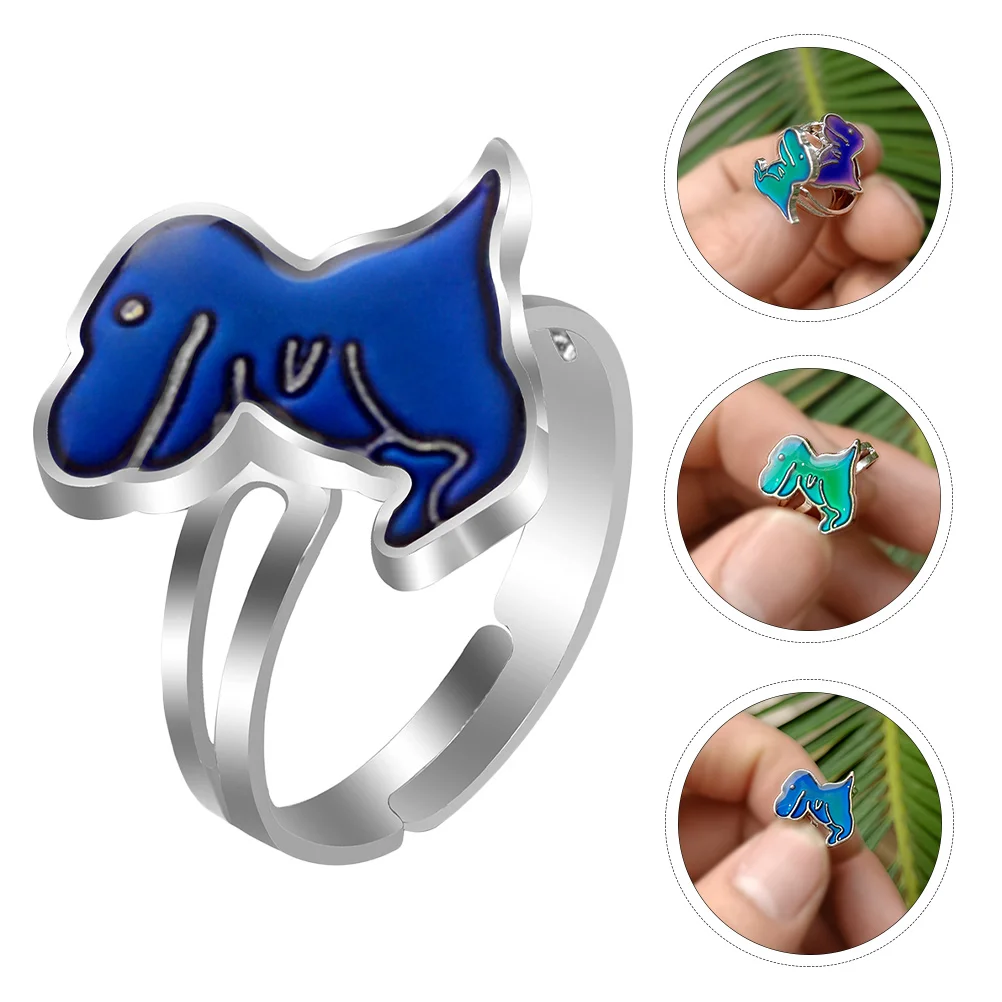 3Pcs Temperature Mood Rings Change Color Dinosaur Color Change Kids Fashion Finger Unique Jewelry Gift
3Pcs Temperature Mood Rings Change Color Dinosaur Color Change Kids Fashion Finger Unique Jewelry Gift