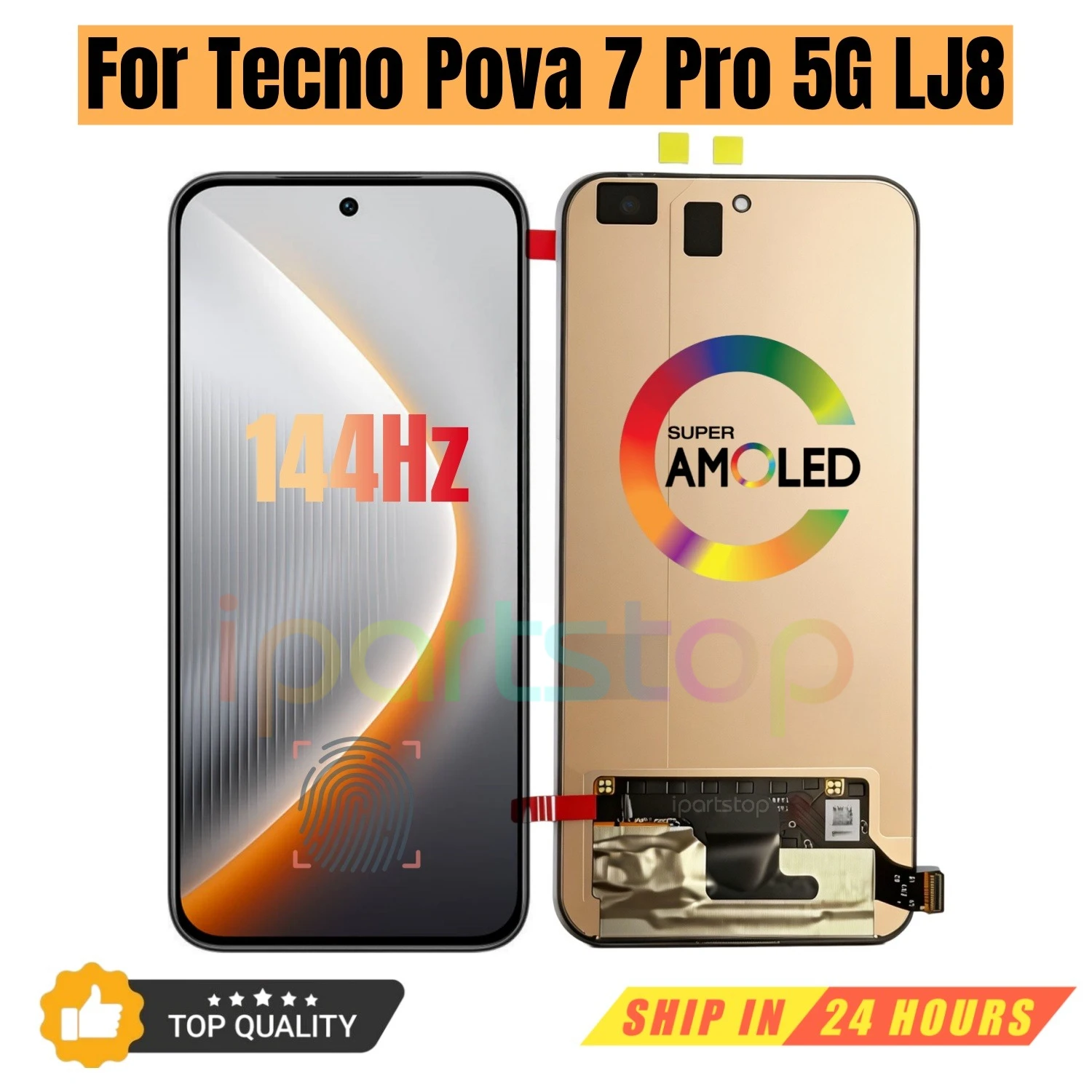 iParts Replacement New Display for Tecno Pova 7 Pro 5G LJ8 144Hz AMOLED Touch Screen Digitizer Assembly OEM all Function
iParts Replacement New Display for Tecno Pova 7 Pro 5G LJ8 144Hz AMOLED Touch Screen Digitizer Assembly OEM all Function