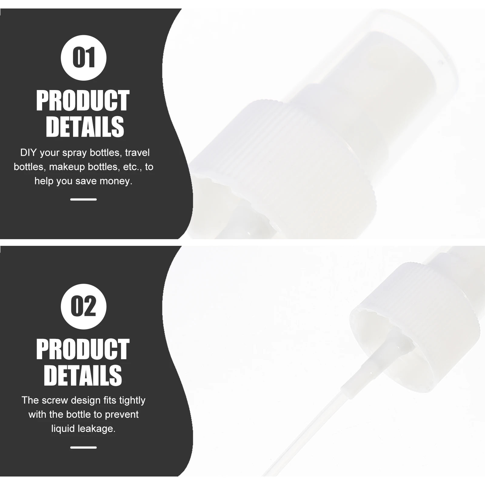 40Pcs Quality Plastic Fine Mist Nozzle Replacements For Spray Bottles Lightweight Travel Cosmetic Dispensers
40Pcs Quality Plastic Fine Mist Nozzle Replacements For Spray Bottles Lightweight Travel Cosmetic Dispensers