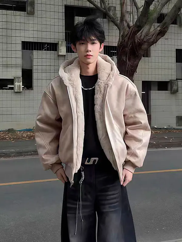 American Sle ort Lamb Fur Pilot Jaet Men's Winter Thiened Cleanfit Hooded Cotton Coat Casual Long Sve Color
American Sle ort Lamb Fur Pilot Jaet Men's Winter Thiened Cleanfit Hooded Cotton Coat Casual Long Sve Color