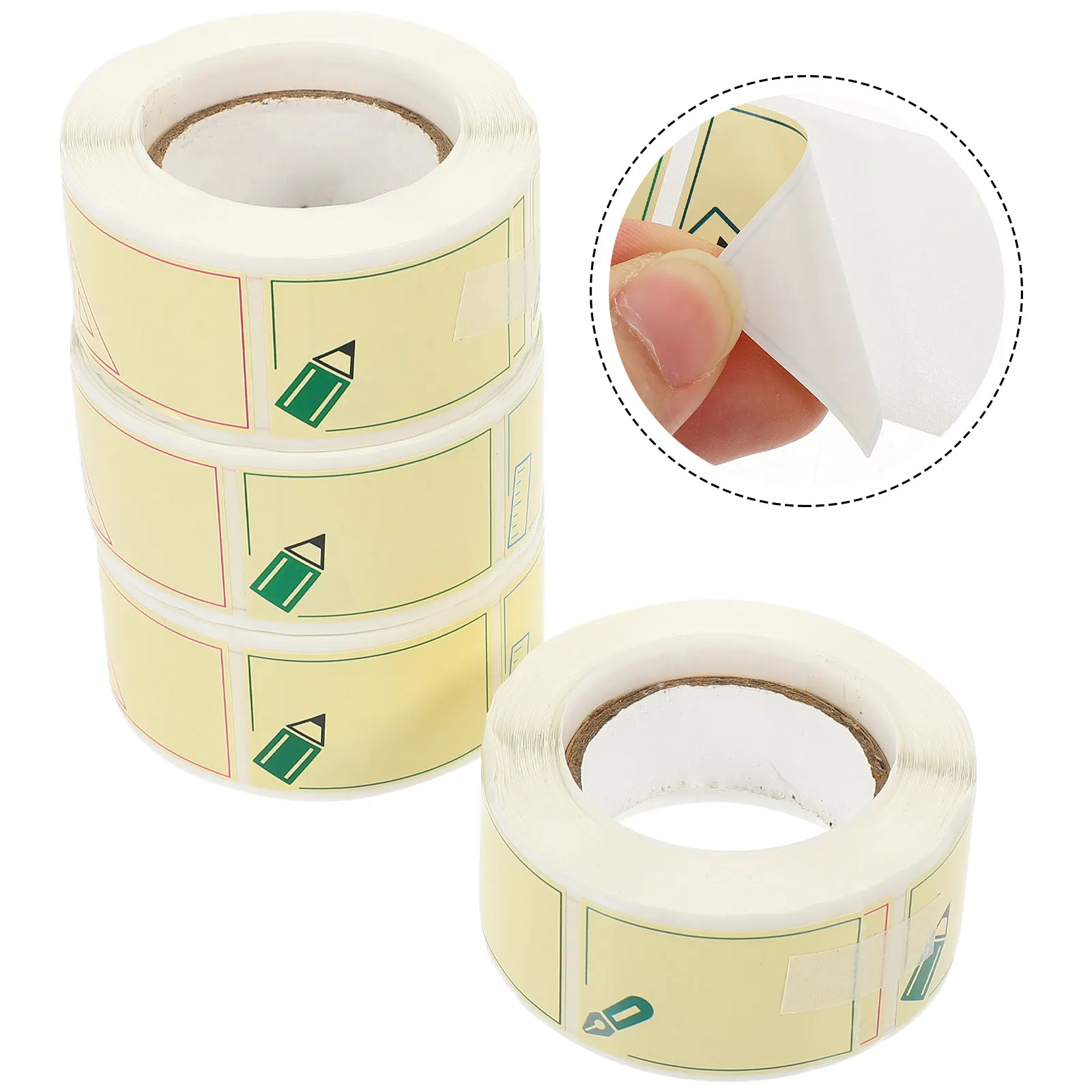 4 Rolls Cartoon Name Tags Label Stickers Self-Adhesive Writable Multipurpose Classroom Office Home Storage Classification
4 Rolls Cartoon Name Tags Label Stickers Self-Adhesive Writable Multipurpose Classroom Office Home Storage Classification