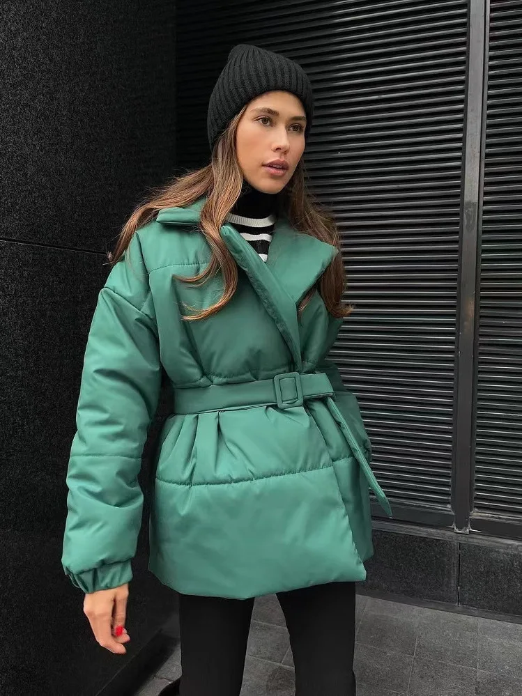 Autumn Winter Women's Long Sleeve V-Neck Jacket with Belt Pockets Fashionable Coat Stylish Ladies' Outerwear Casual Streetwear
Autumn Winter Women's Long Sleeve V-Neck Jacket with Belt Pockets Fashionable Coat Stylish Ladies' Outerwear Casual Streetwear