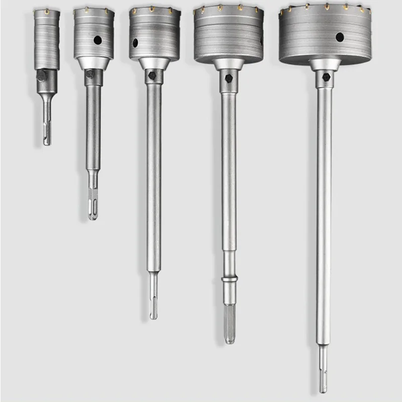 Professional Masonry Drilling Wall Opening Tool with Alloy Steel Core Drill Bit 30-120mm
Professional Masonry Drilling Wall Opening Tool with Alloy Steel Core Drill Bit 30-120mm