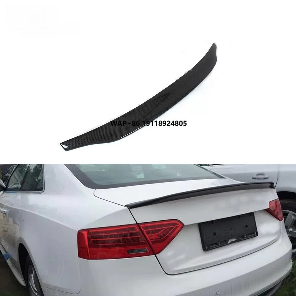 Top Material Car Carbon Fiber Rear Trunk Wing Spoiler For A5 Coupe 2-door 2008-2015
Top Material Car Carbon Fiber Rear Trunk Wing Spoiler For A5 Coupe 2-door 2008-2015